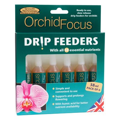 Orchid Focus Drip Feeders 38 ml (6 Pack)