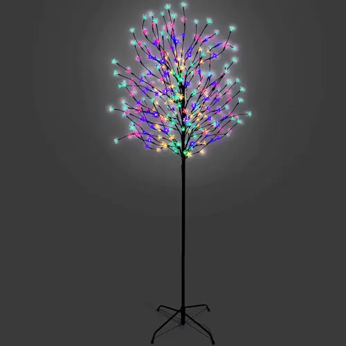 1.2M TWINKLE CHERRY BLOSSOM TREE MULTI COLOUR LEDS