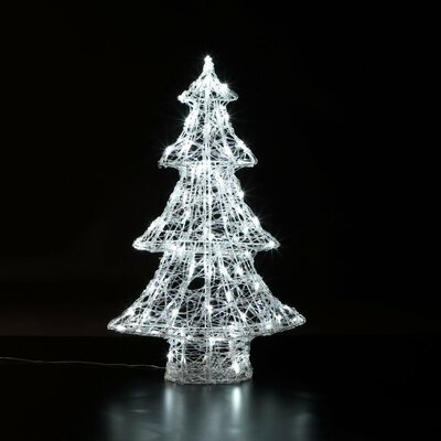 1.5 White Wicker Christmas Tree