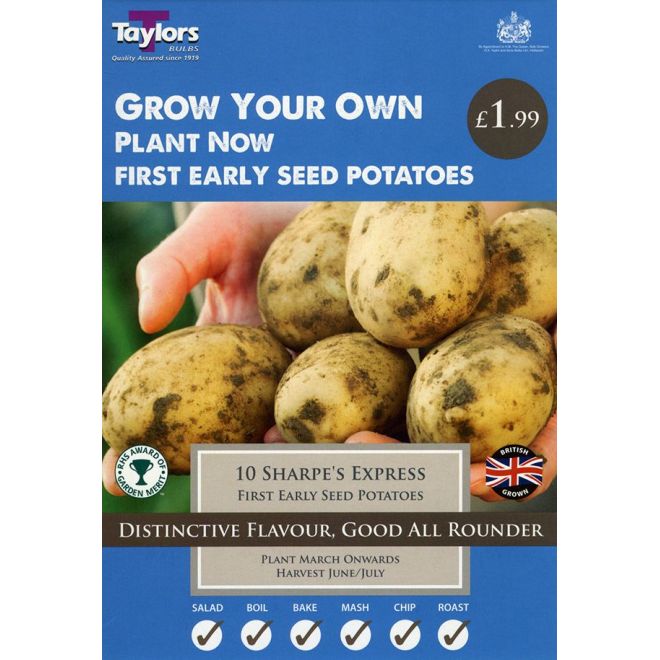10 SHARPE`S EXPRESS POTATOES 35-45