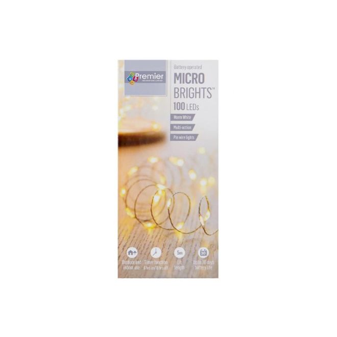 100 MicroBrights Warm White