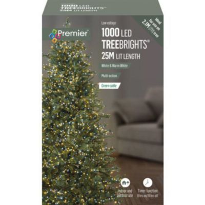 1000 LED TreeBrights (Warm white + White)