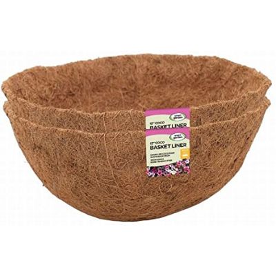 12" Basket Coco Liner - Twin Pack Display