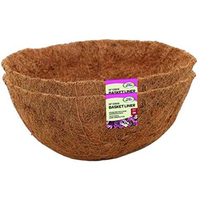 14" Basket Coco Liner - Twin Pack Display