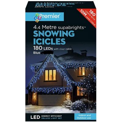 180 LED Snowing Icicles (Blue)