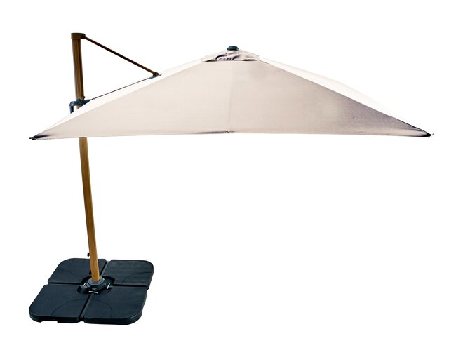 2.5m Aegean Folie Cantilever Parasol - Dove - image 2