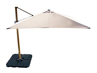 2.5m Aegean Folie Cantilever Parasol - Dove - image 2