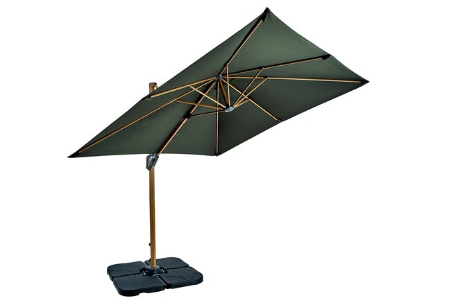 2.5m Aegean Folie Cantilever Parasol - Juniper - image 1