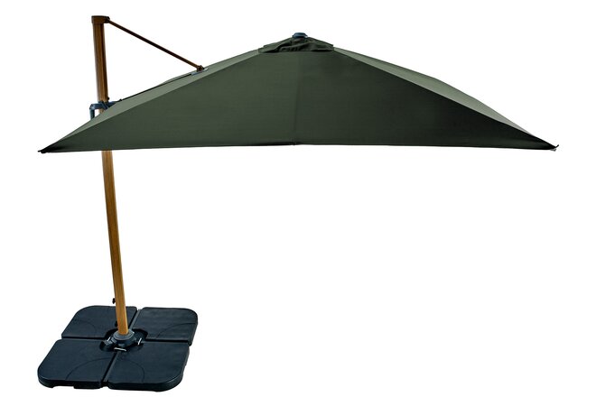 2.5m Aegean Folie Cantilever Parasol - Juniper - image 2