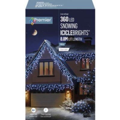 360 Supabright Snowing Icicles (White)