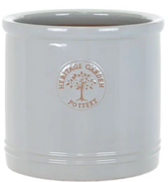 38CM PASTEL GREY HERITAGE CYL