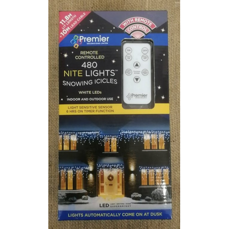 480 LED Icicles Nite Lights