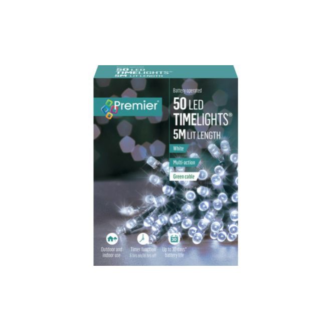 50 LED TIMELIGHTS (White)
