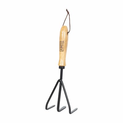 AMES Hand 3 Prong Cultivator - Carbon Steel