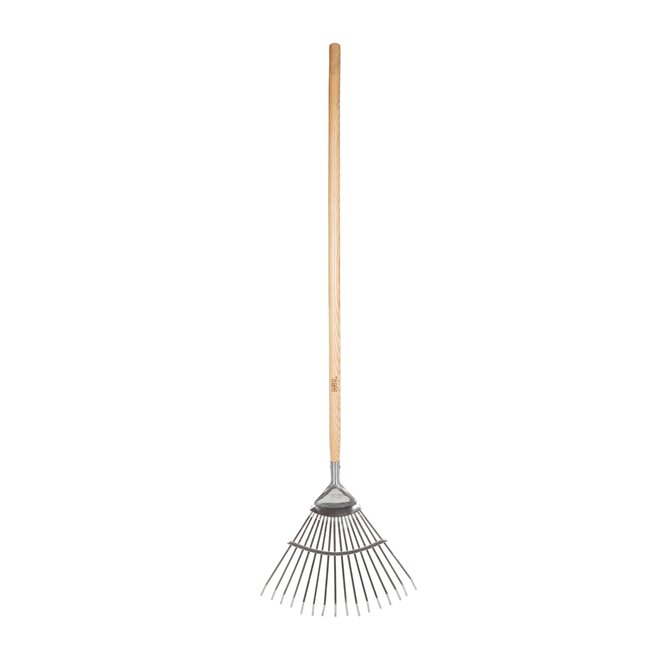 AMES LAWN & LEAF RAKE - STAINLESS STEEL