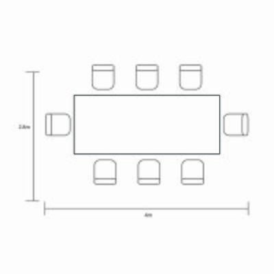 ARLEY 8 seat dining set - image 4