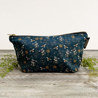 Bee & Honeysuckle Noir Wash Bag