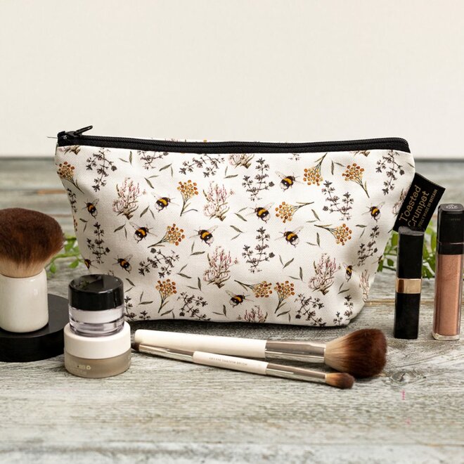 Bee & Honeysuckle Pure Makeup Bag