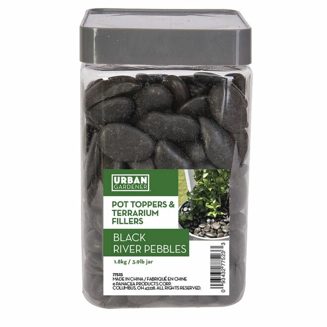 Black River Pebbles Pot Toppers 2.2Kg