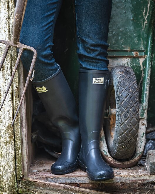 Braemar Wellington Boots - Navy Size 11 - image 2