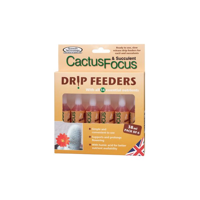 Cactus Focus Drip Feeders 38 ml (6 Pack)