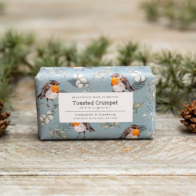 Clementine & Cranberry (Robin & Eucalyptus Blue) Soap