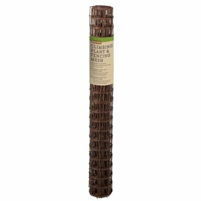 Climbing Plant & Fencing Mesh - Brown 50mm Mesh 1 x 5m