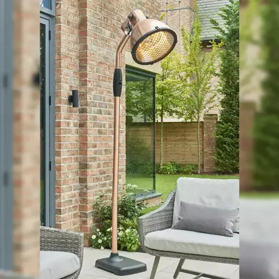 Copper Floor Standing Outdoor Lamp Heater 2500w - image 3