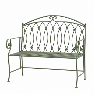 Fleur Garden Bench - Small (Antique Green)