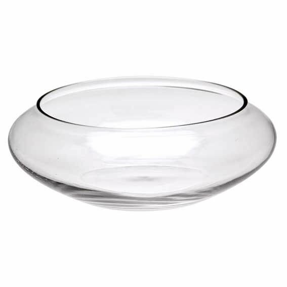 Glass Flat Terrarium Tabletop Bowl Planter