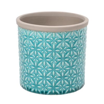 Glazed Pot - Tuscany Small Blue - image 1