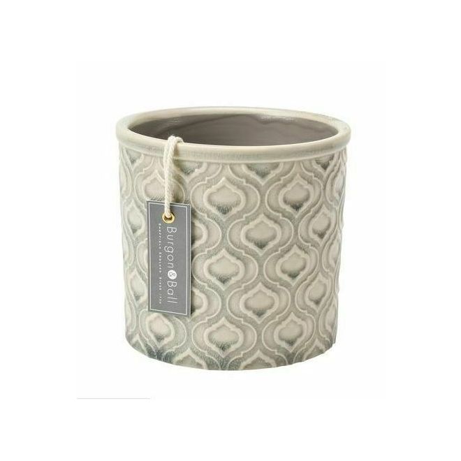 NEW Glazed Pot - Venetian Large Grey