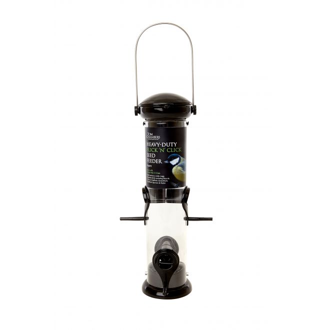 Heavy Duty Flick n Click Seed Feeder - 4 port