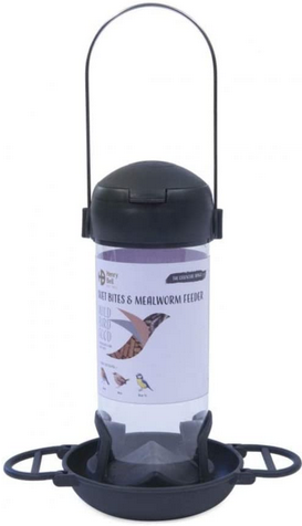 Henry Bell Essentials Wild Bird Suet Bites And Mealworm Feeder