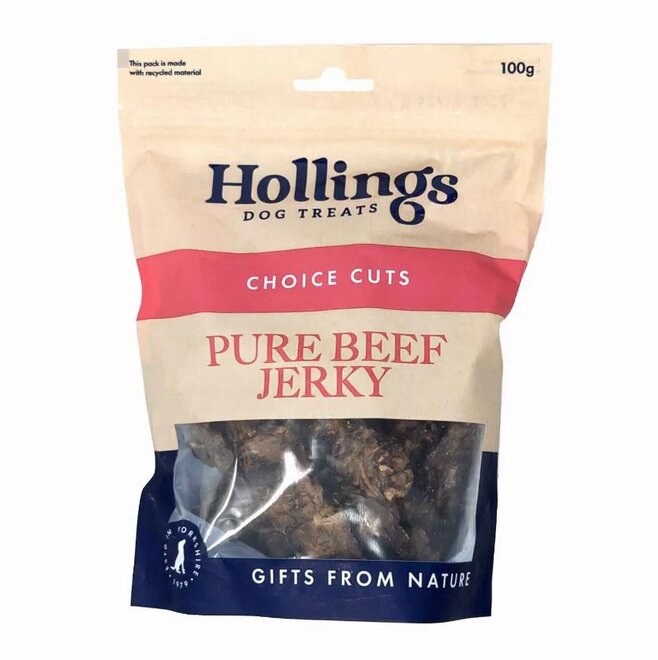 HOLLINGS BEEF JERKY 100G