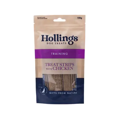 Hollings Treat Strips with Chicken 100g
