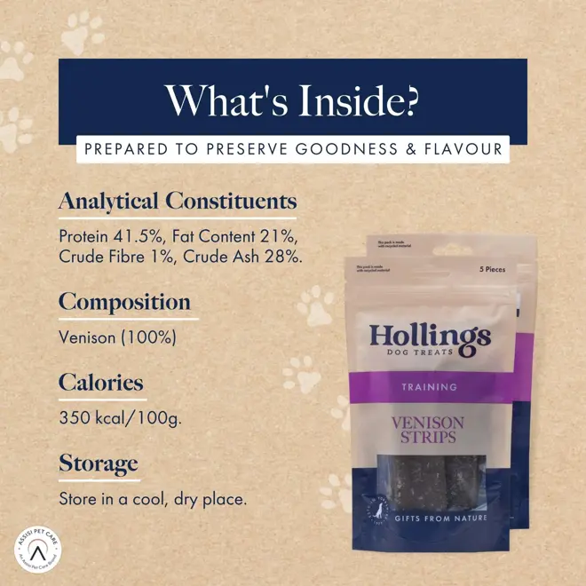 Hollings Venison Strips 5pk - image 3