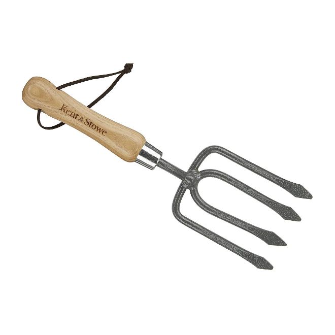 Kent & Stowe CS Round Tined Hand Fork - Radway Bridge Garden Centre