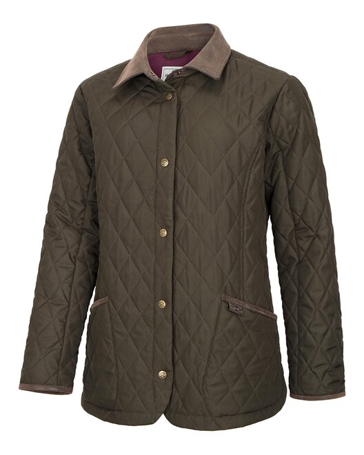 Ladybank Quilted Jacket - Forest Green S - image 1