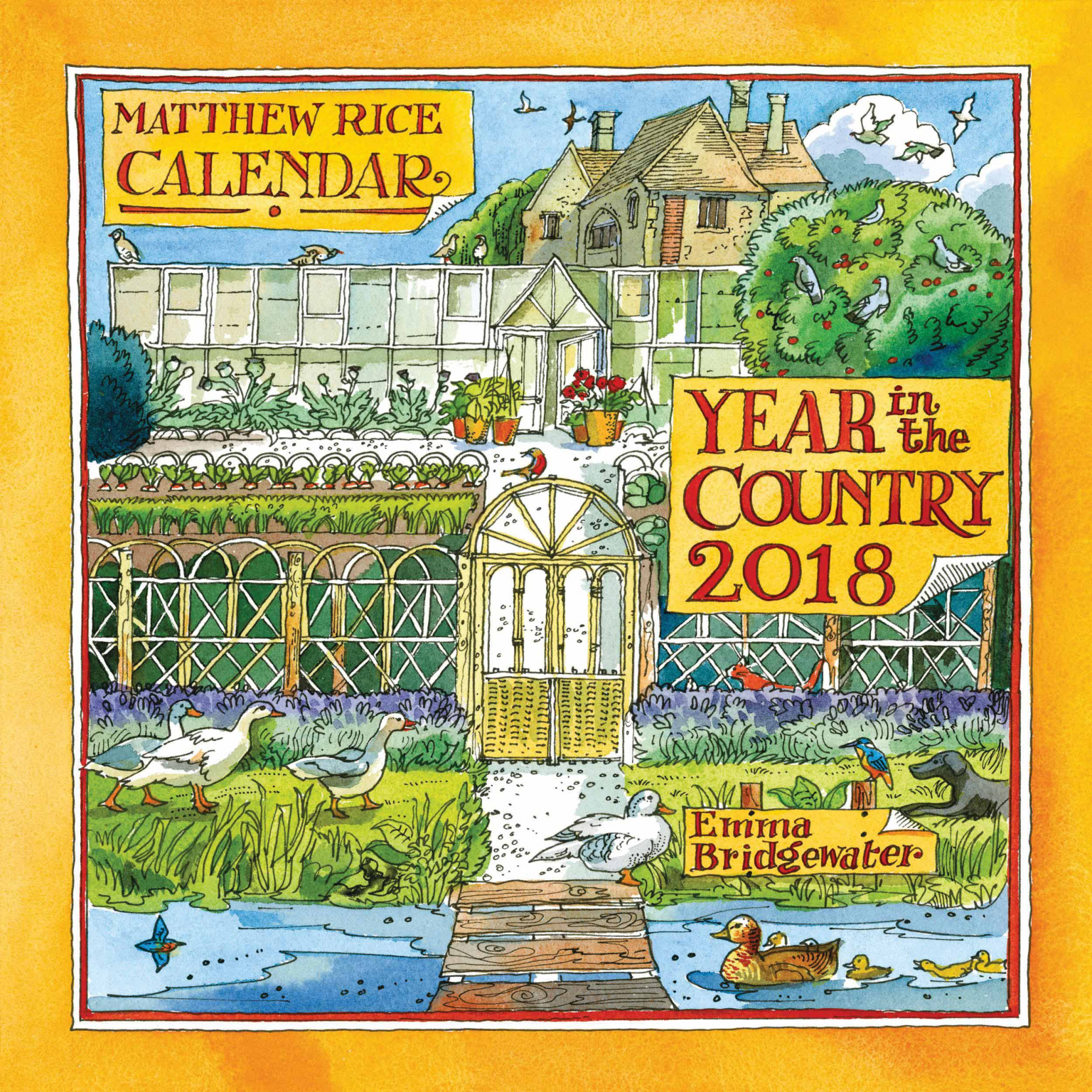 Matthew Rice, A Year in the Country 2018 Calender - Radway Bridge