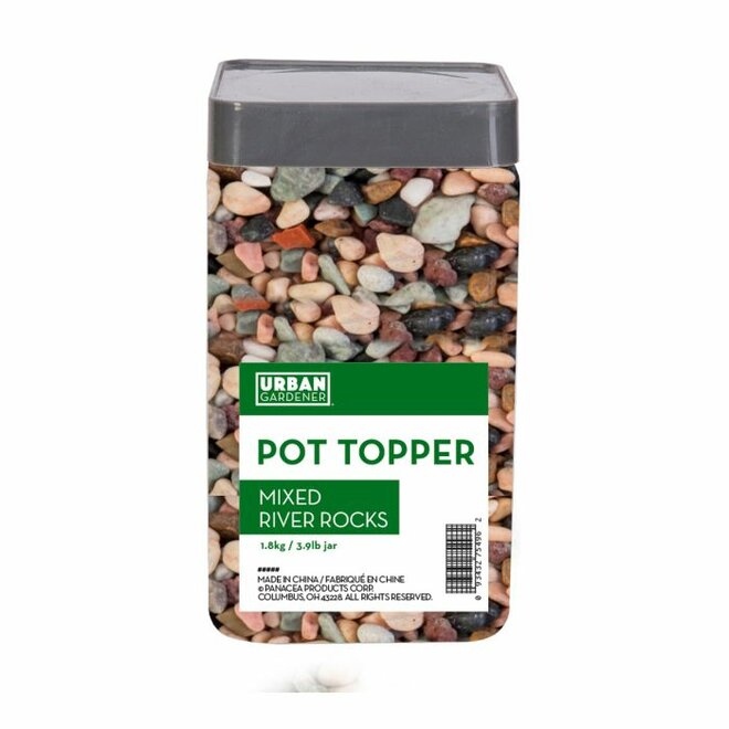 Mixed River Rocks, Pot Toppers 2.2Kg