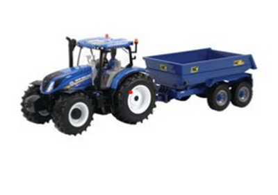 New Holland T6.175 with Dump Trailer