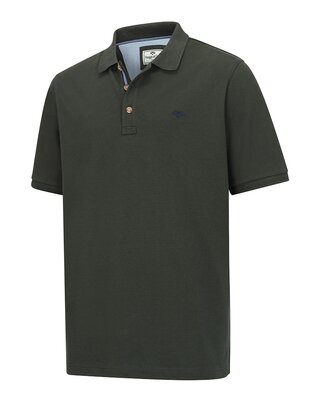 Newton Pique Polo Shirt - Forest M - image 1