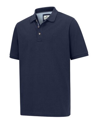 Newton Pique Polo Shirt - Navy S - image 1