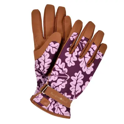 Oak Leaf Glove - Plum - S/M