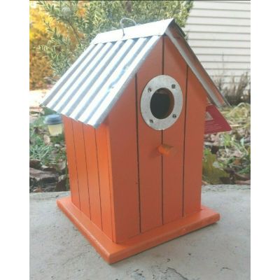 Orange Bird Houses