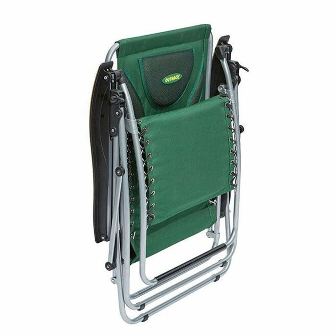 Padded Relaxer  With Timber Armrest  - Green - image 2