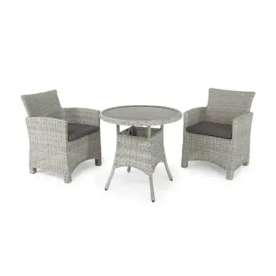 Palma Bistro Dining Set - Whitewash - image 2