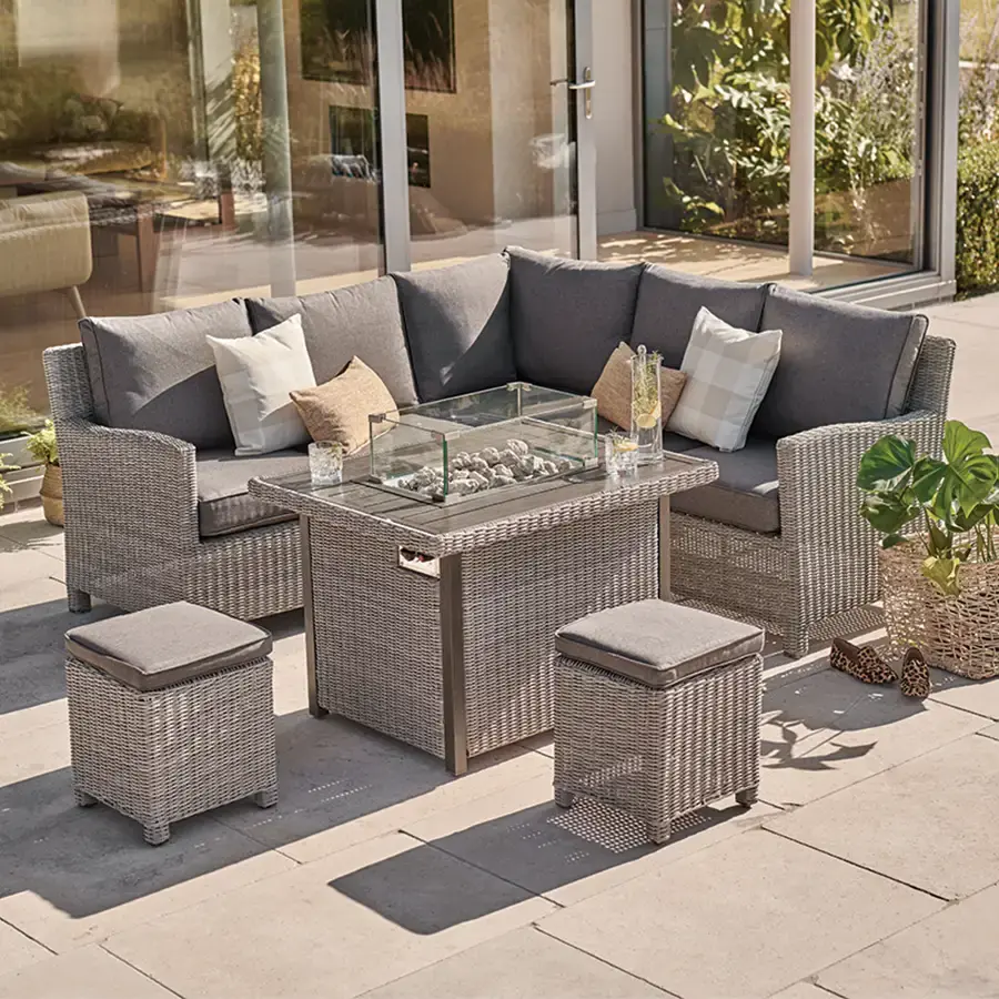 Palma rattan corner set cheap