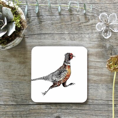 Pheasant Single Coaster